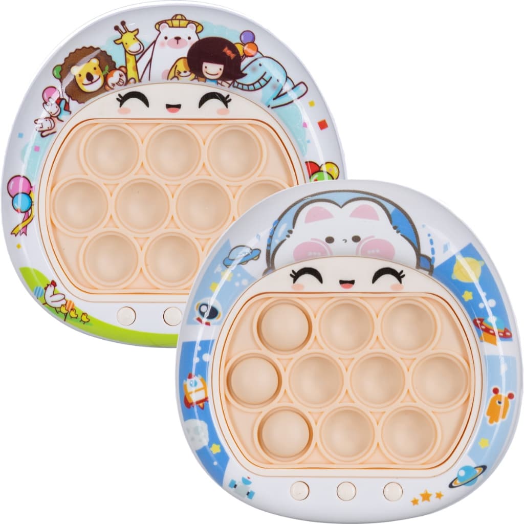 Kit 2 Pop it Eletrônico Infantil Princesa e Gatinho Menina