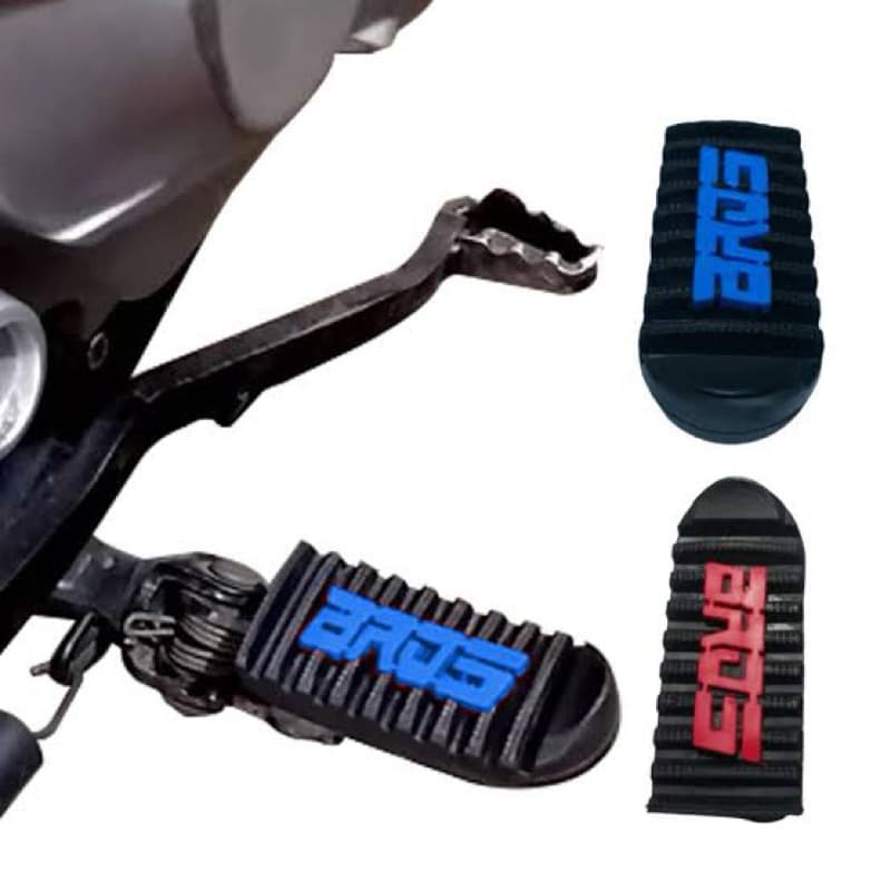Borracha Estribo Apoio Pedaleira Dianteira Nxr Bros 150 160 Personalizado Par