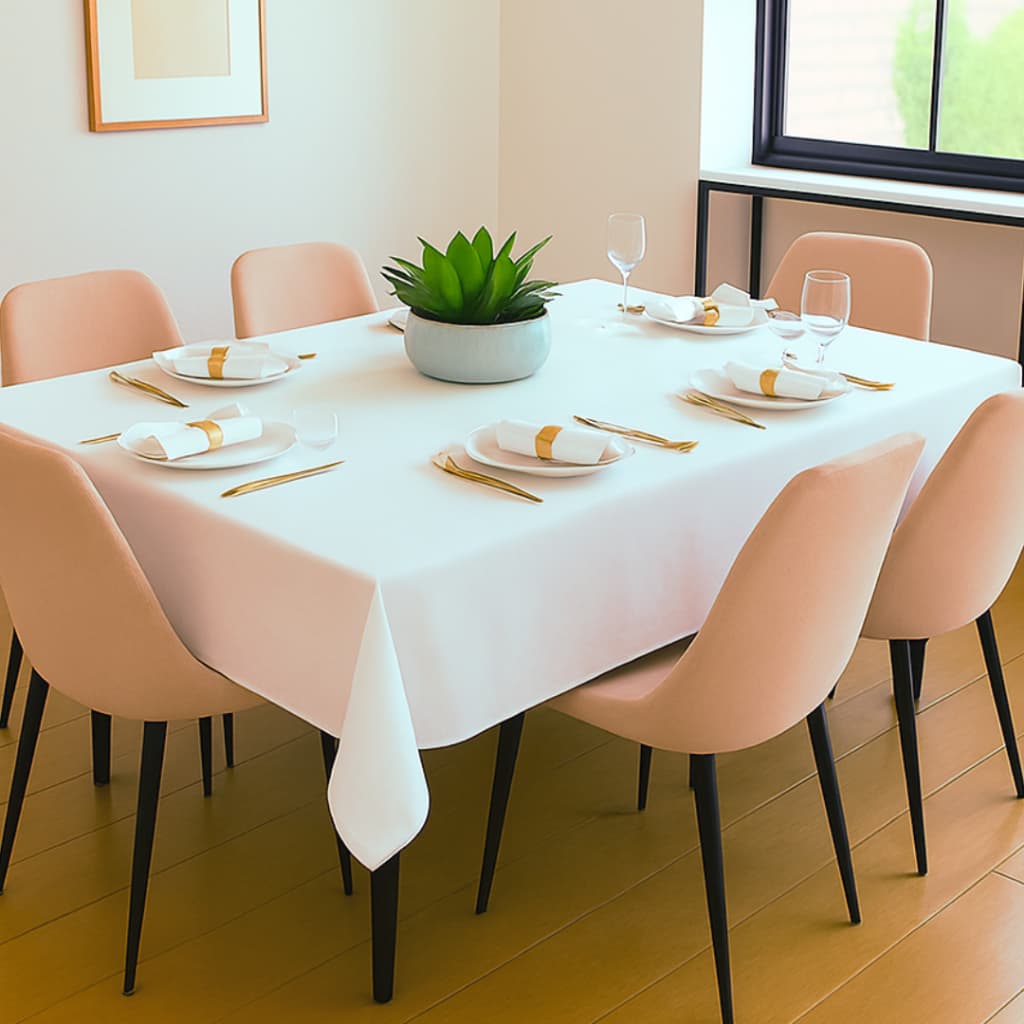Toalha de Mesa Jantar 10 Lugares Retangular Decoração Mesa Posta Páscoa Almoço Casamento Jantar