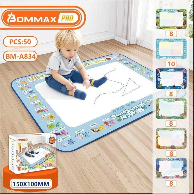 Tapete Mágico de Desenho com Água 150x100cm – Brinquedo Educativo Infantil Sem Marca