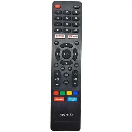 Controle Para Smart compativel Tv Multilaser FBG 9143 LE 7266 SKY 9140 VCA 8288 TL 020 TL 024 TL 032 TL 043