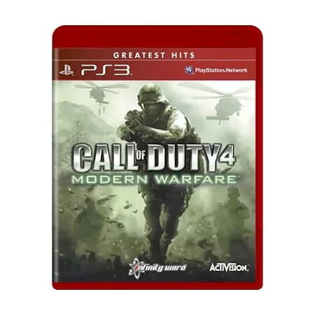 Call Of Duty 4 Modern Warfare PS3 MIDIA FISICA CD PARA QUEM TEM O HEN INSTALADO.