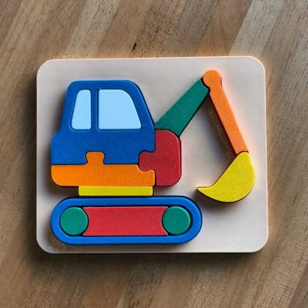 Jogo de Montar Figuras Quebra-Cabeça Infantil Crianças – Brinquedo Educativo em 3D