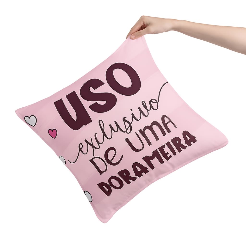 Almofada Dorameira Decorativa Diversos Tamanhos com Enchimento Antialérgico