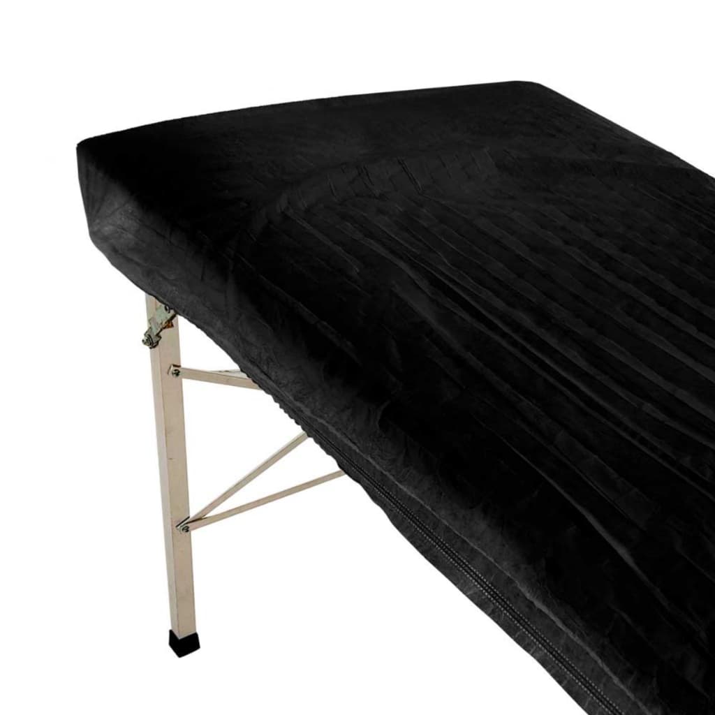 LENÇOL DESCARTÁVEL SANFONADO PRETO P/ MACA C/ ELASTICO 2m x 90cm