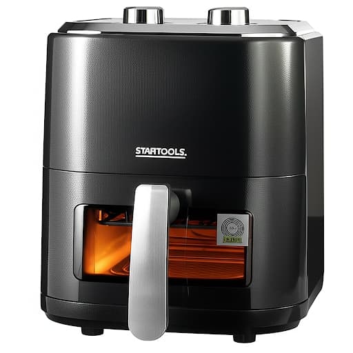 Fritadeira Elétrica Air Fryer Sem Óleo 220V - Preto 5 Litros