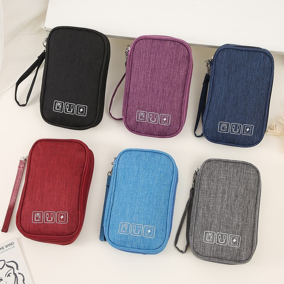 Necessaire Digital Premium Para Organizar Cabos Carregadores Powerbank E Todos Acessórios Eletrônicos Em Suas Viagens