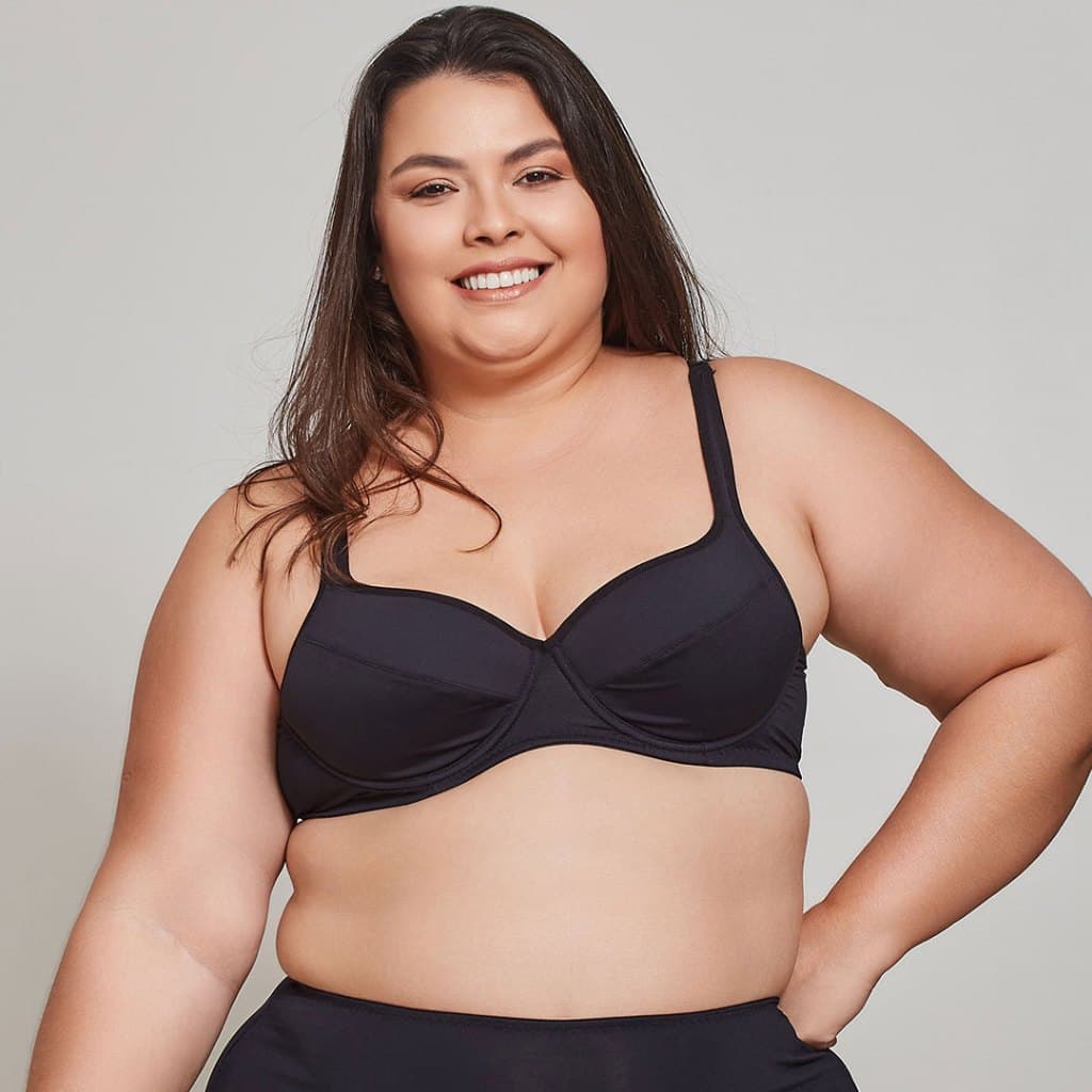 Sutia Basico Feminino Com Enchimento de Espuma no Bojo em Microfibra Super Macia