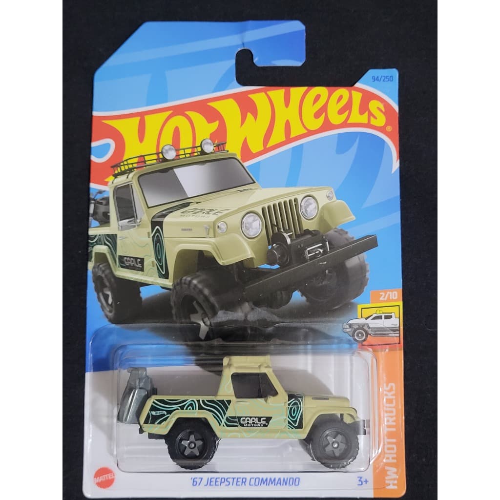 Hot Wheels 67 Jeepster Commando HW Hot Trucks - Carrinho Miniatura 1/64 Lacrado