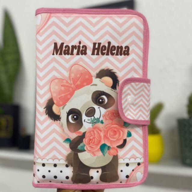 Capa Personalizada para Caderneta de saúde do bebê personalizada com nome