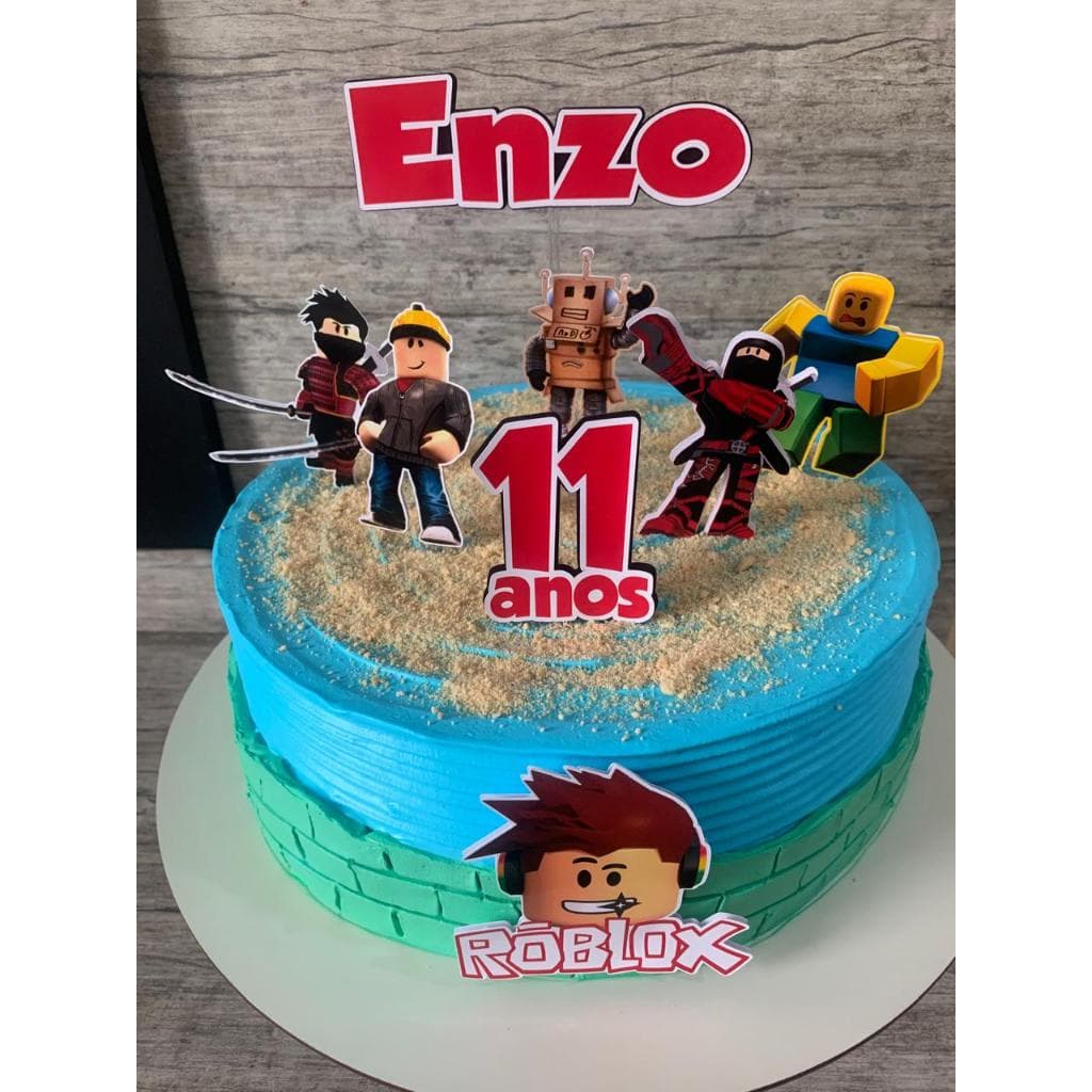 Topo/topper Roblox Personalizado