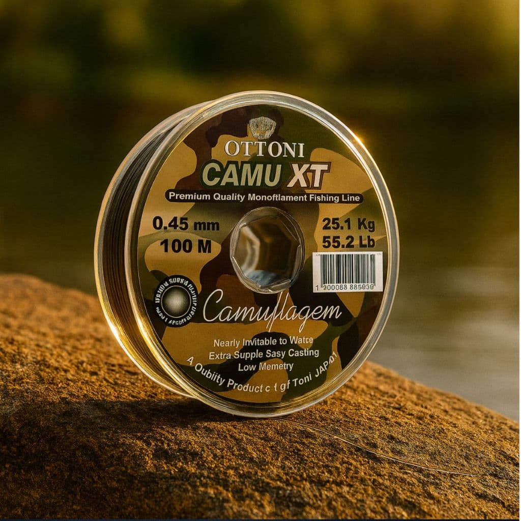 Linha Pesca Monofilamento Ottoni Camu Xt 0,45mm 55.2lb 100m
