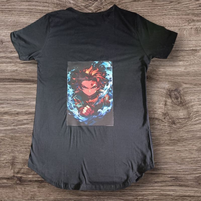 Camiseta Long Line Anime