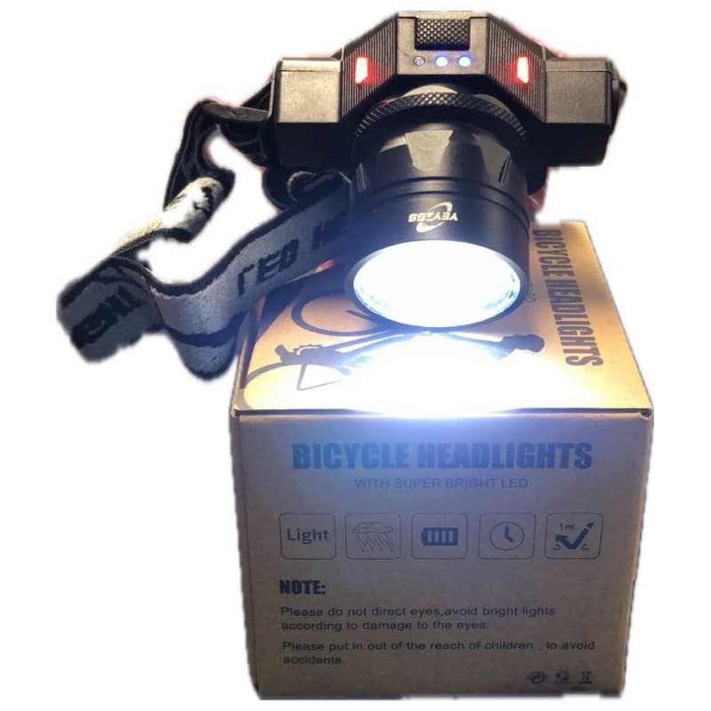 Lanterna : de cabeça P/ciclista led