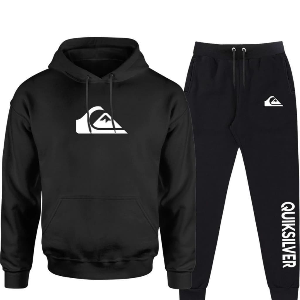 Conjunto Moletom Quiksilver prancha Novidade Pronta Entrega Blusa E Calça Adulto E Juvenil