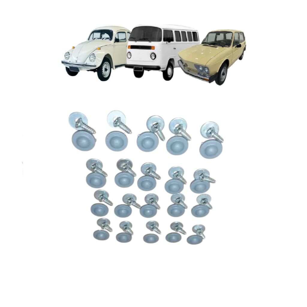 Kit Parafuso Forro Porta Fusca Brasilia Kombi Variant