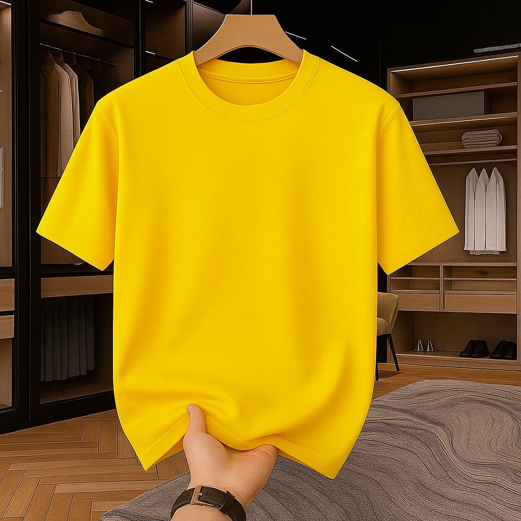 KIT 10 CAMISETAS AMARELO CANARIO BRASIL 100% ALGODAO UNISSEX