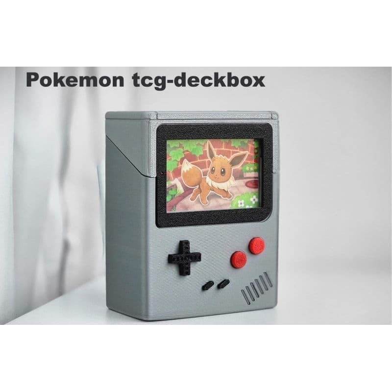 Deck Box Pokémon TCG Game Boy Retro – Estojo para Cartas, Organizador e Proteção