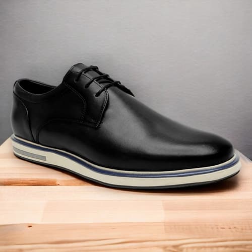 Sapato Casual Masculino Couro Legitimo Cadarço Moderno Casual  Derby Paulo Vieira