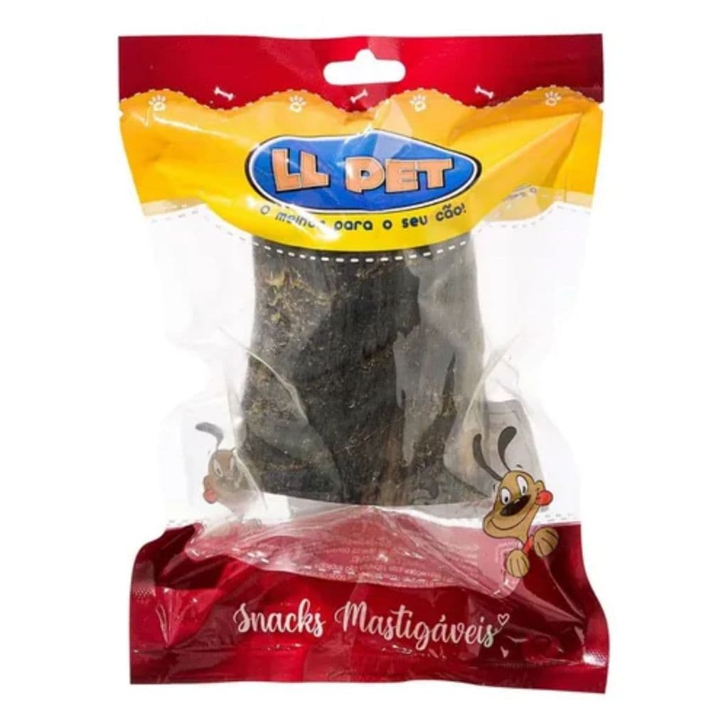 Chifre Bovino Natural LL Pet – 100% Natural, Recheável, Congelável, Higiene Bucal e Anti-Estresse
