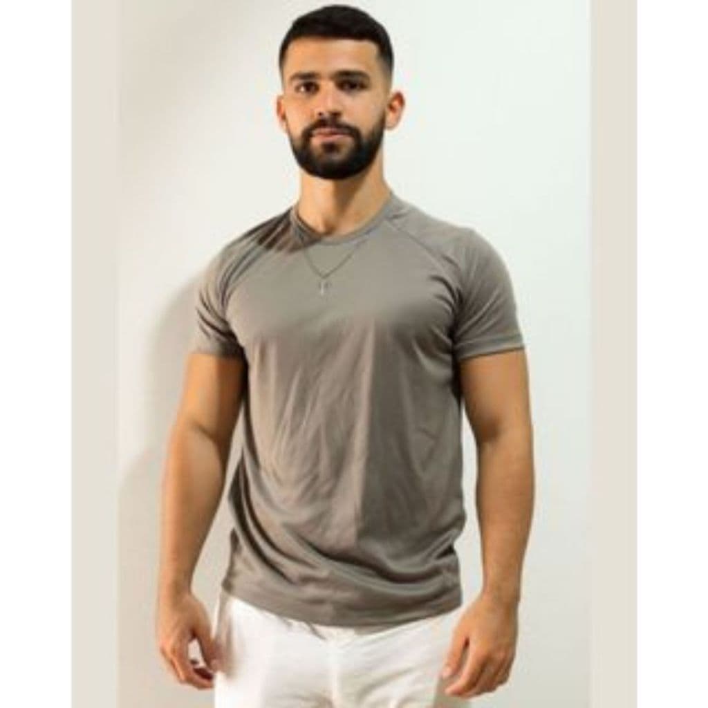 Camiseta Plus Size Masculino Dry Fit Casual para Academia Corrida Treino Esportes Exercícios Físicos