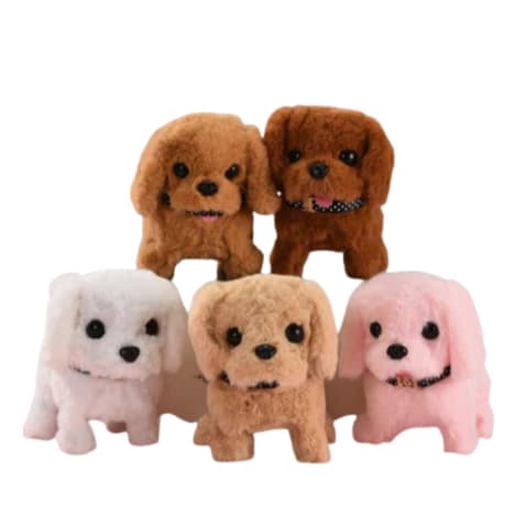 Cachorro de Pelúcia que Anda e Late Perfeito para Presentes e Diversão Garantida