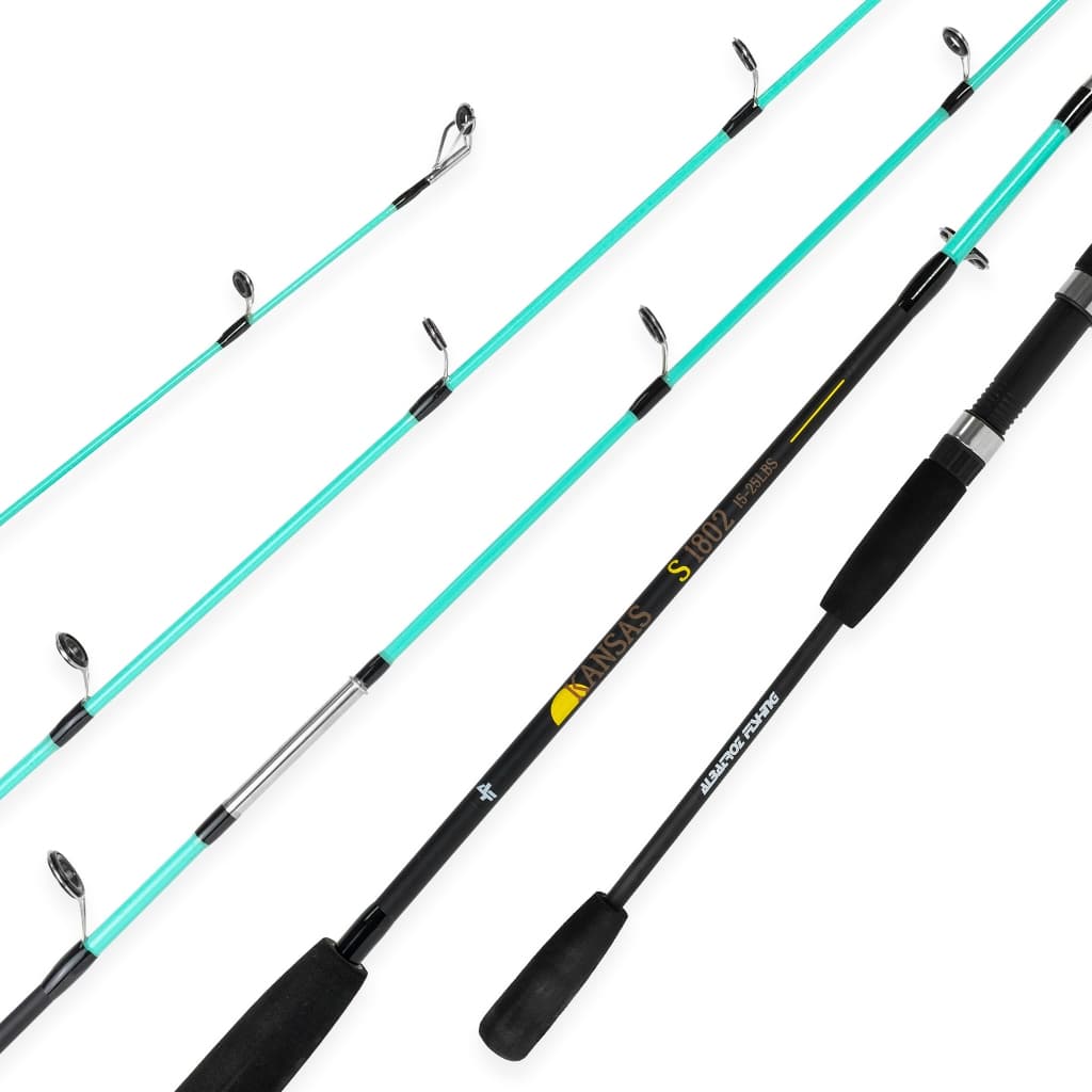 Vara Pesca KANSAS Albatroz Molinete  2 partes ( LANÇAMENTO)