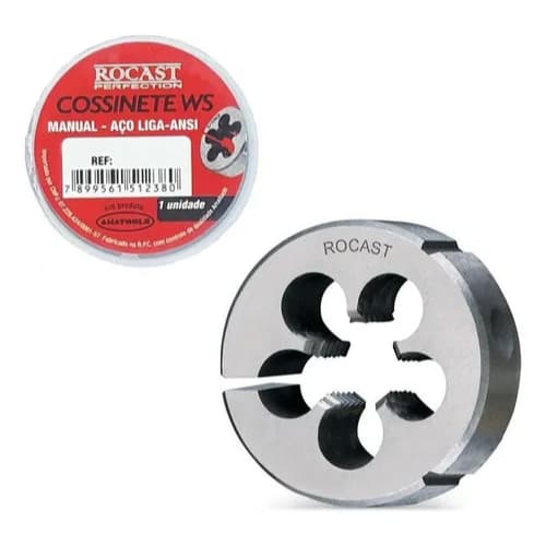 Cossinete Manual Aço Liga Mf M14x1,5 Rocast