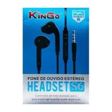 🎧 Fone de Ouvido Estéreo com Controle 3 Botões – Som HD, Grave Potente, Microfone Integrado, Compatível com Celular