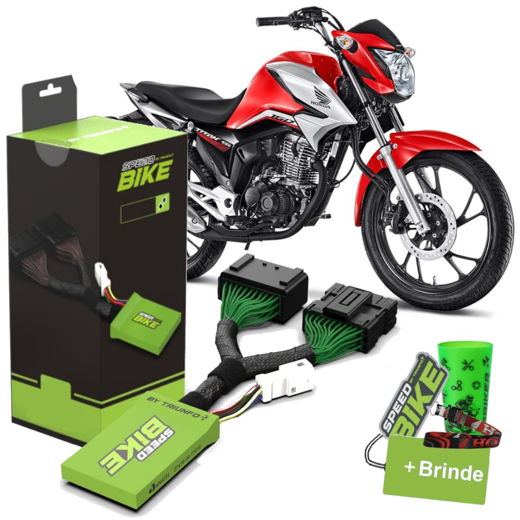 Central Módulo Speedbike Injeção Programável Para Motos Honda Aumentar Potência Two Step Pipocos Pops Bangs Speed Bike