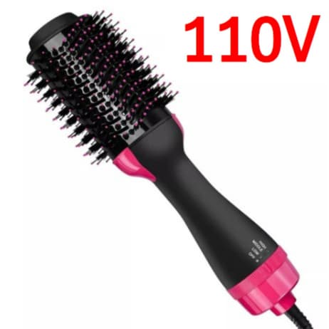 Escova Secadora E Modeladora Anti-frizz  De Ar Quente Elétrica  3 Em1  Auto Cuidado e Praticidade /  APENAS 110V