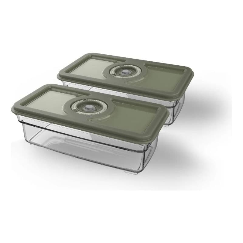 Kit Pote Hermético Fechamento À Vácuo 2 Unidades Electrolux