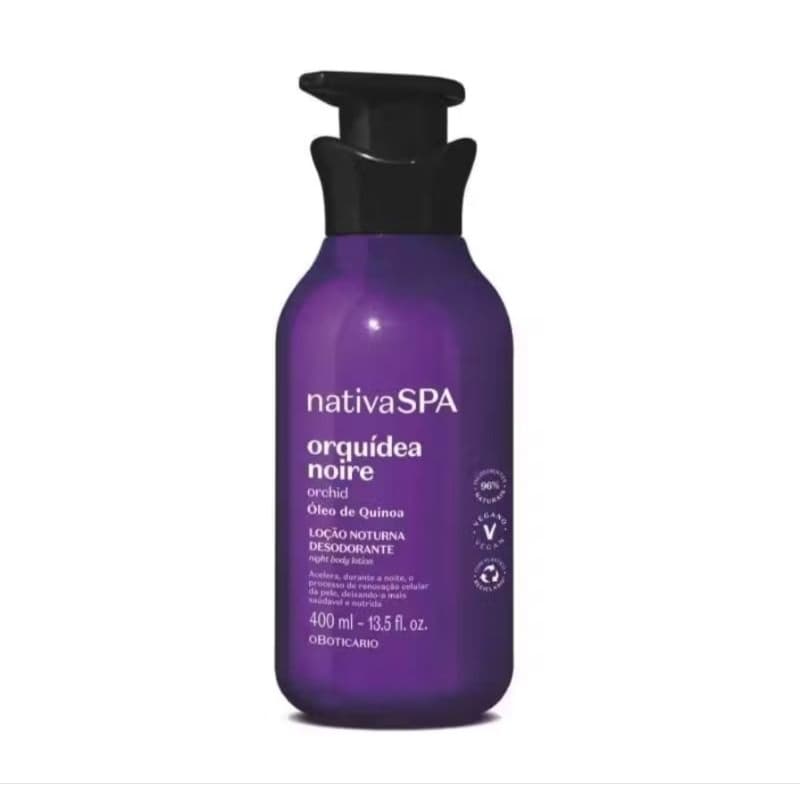 Loção Noturna Desodorante Corporal Nativa SPA Orquídea Oboticário