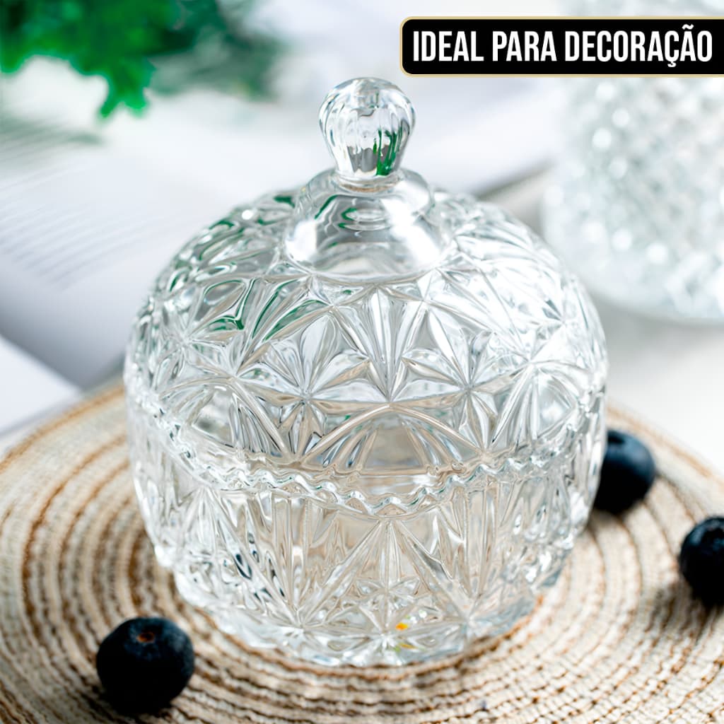 Presente Bomboniere Potiche 13x10 cm  Pote De Vidro Baleiro De Vidro 250ml Marguerita PRONTA-ENTREGA