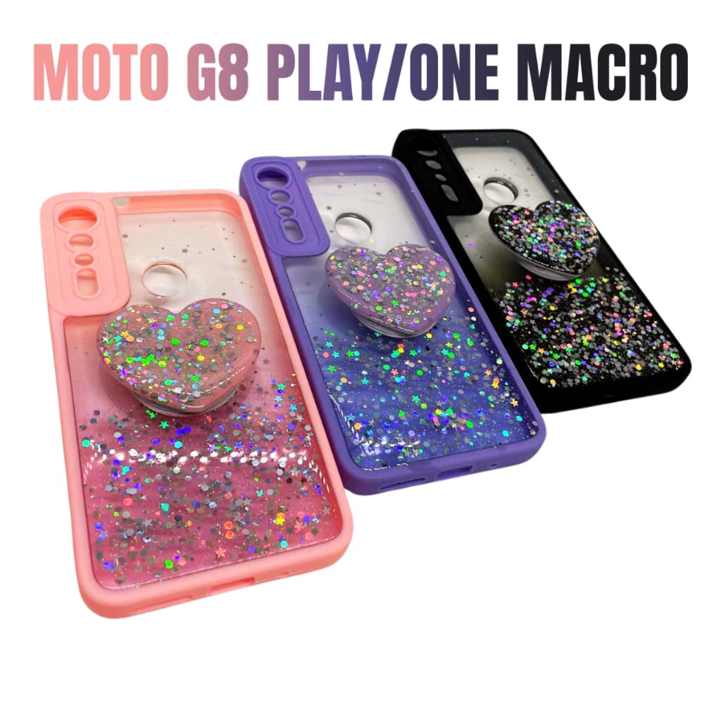 Capa Capinha de celular compatível com Moto G8 Play e One Macro Luxo