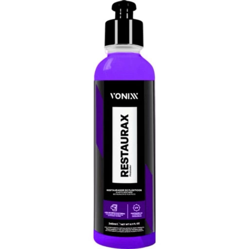 REVITALIZADOR DE PLÁSTICOS PROTEÇÃO E BRILHO RESTAURAX VONIXX 240ml