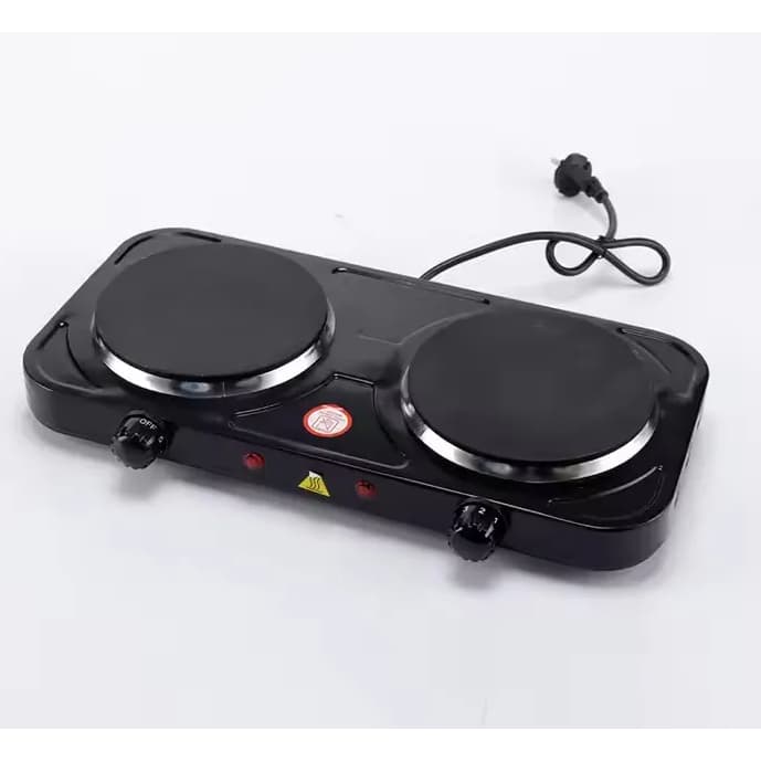 Fogão Elétrico Cooktop 2 Boca Portátil Chapa  2500w - 110v 220v