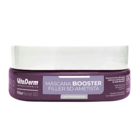 Máscara Booster Ametista Filler 5D 120g – Hidrata, Preenche e Combate a Flacidez | Vita Derm