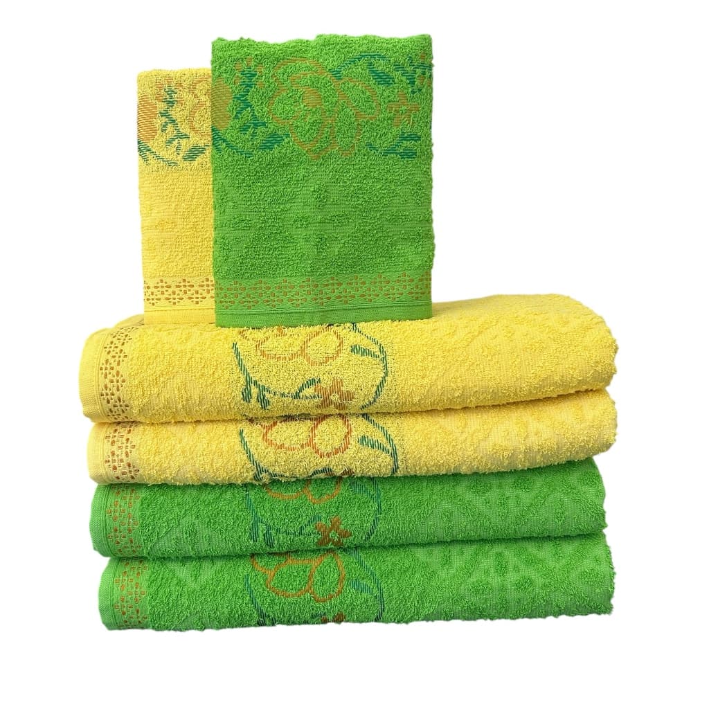 Kit 4 Peças - Jogo 2 Toalha Rosto + 2 Toalha Banho Gigante Grossa 75x150 100% Algodão