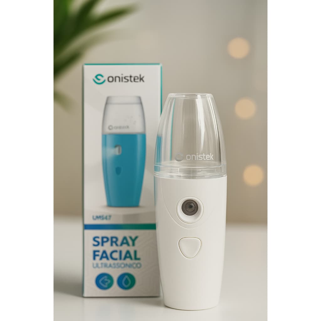 Umidificador Nano Mister Spray Vaporiza Atomizador Hidrata Facial Rosto E Cilios Usb Recarregável