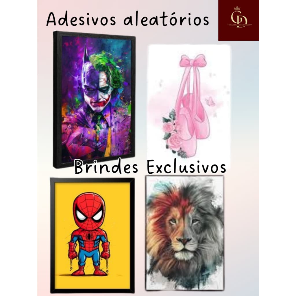 Adesivo Aleatório BRINDES - IMAGEM MERAMENTE ILUSTRATIVA - aleatório - a escolha do embalador dispon