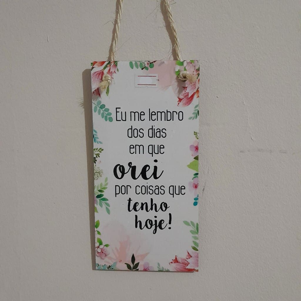 Placa Decorativa em Azulejo – Personalize com Sua Arte 10x20cm