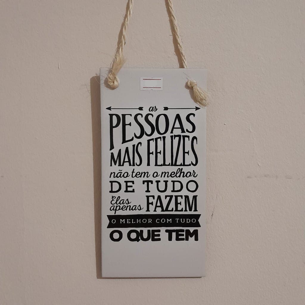 Azulejo Motivacional Pronta Entrega – Decoração com Frases Positivas 10x20cm