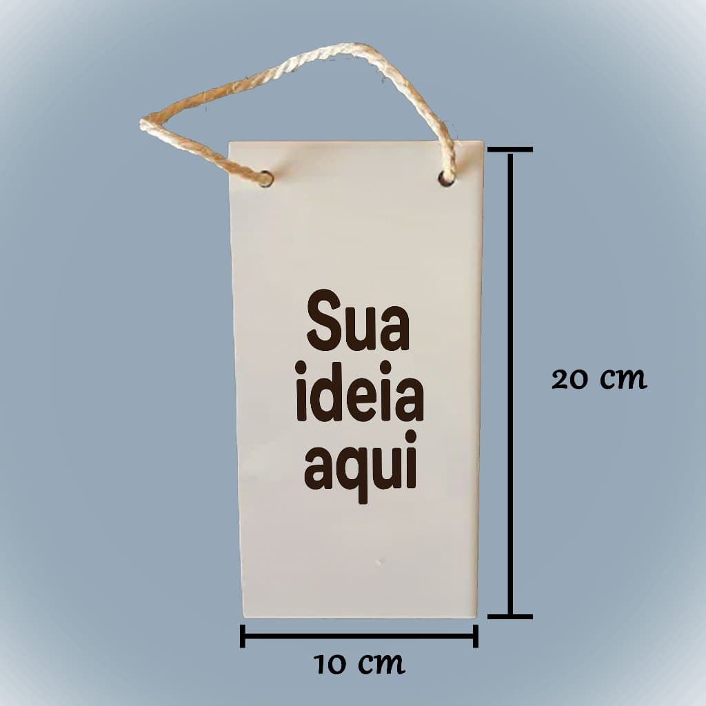 Azulejo de Parede Personalizado – Arte Exclusiva 10x20cm