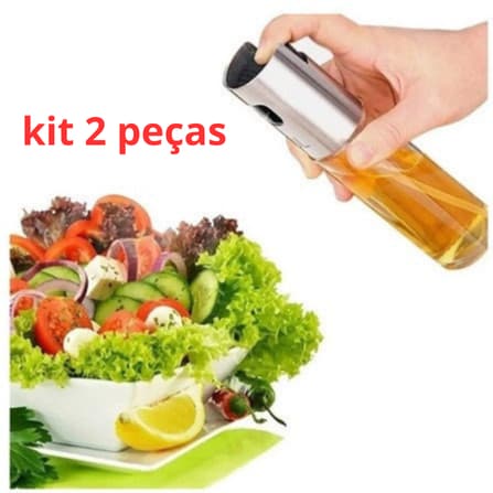 spray de azeite borrifador  2 peças 100ml vidro sem desperdicio