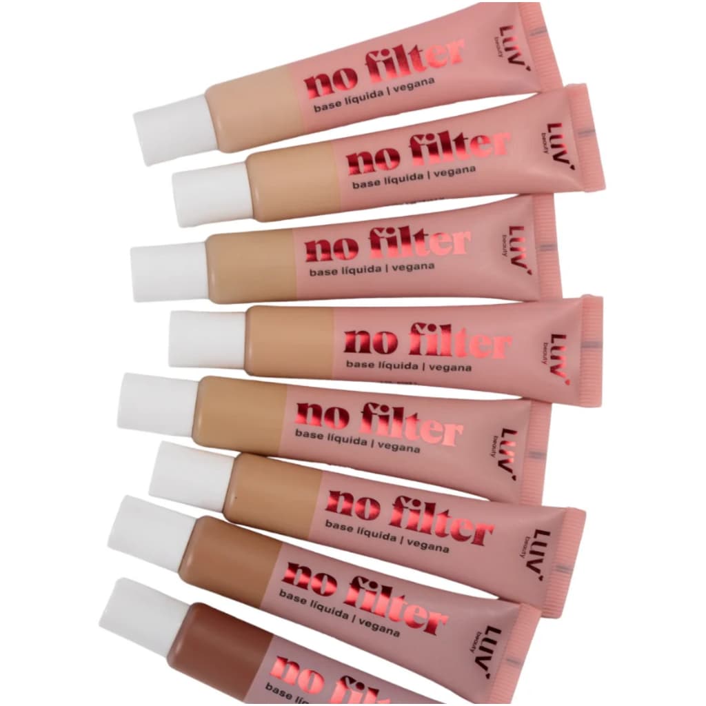 Base Líquida Matte No Filter Longa Duração - Luv Beauty Maquiagem