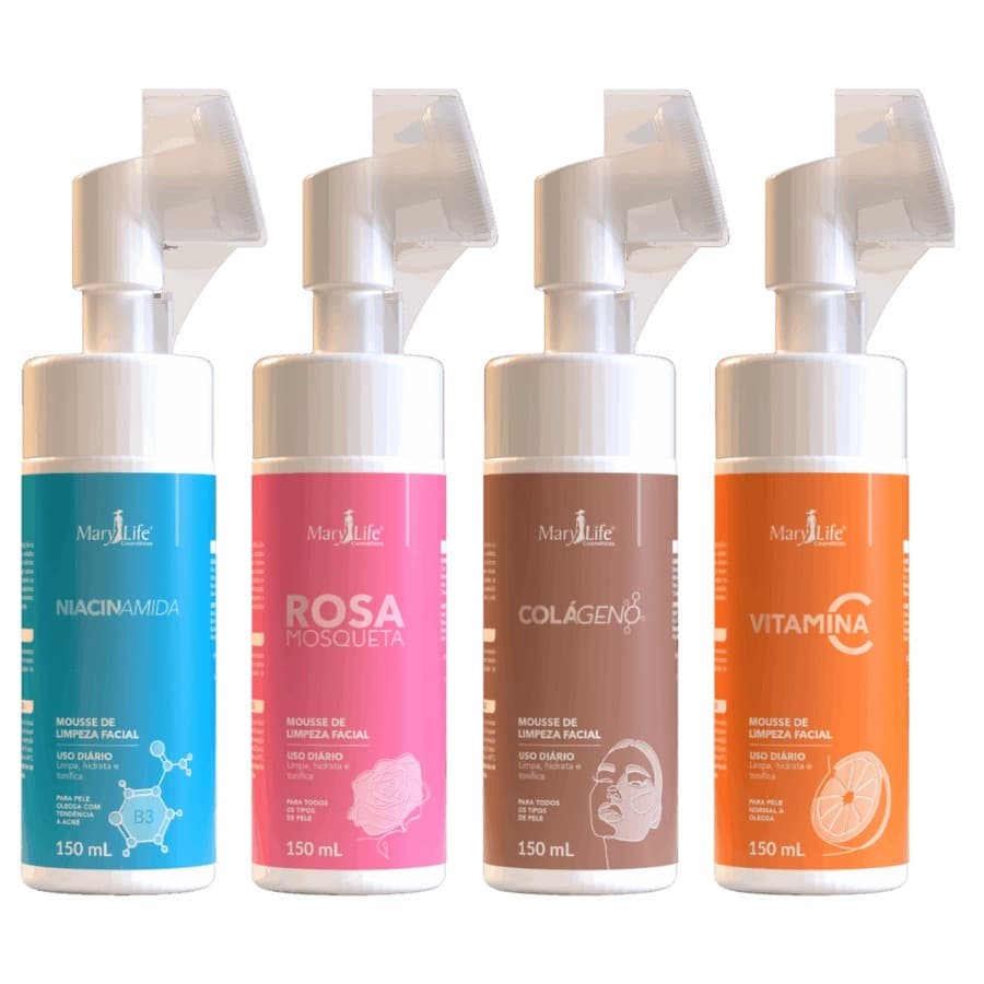 Mousse De Limpeza Facial Mary Life - 150ml