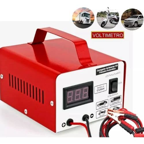 Carregador Bateria 12v Inteligente Até 300amperes Cv5ah por hora