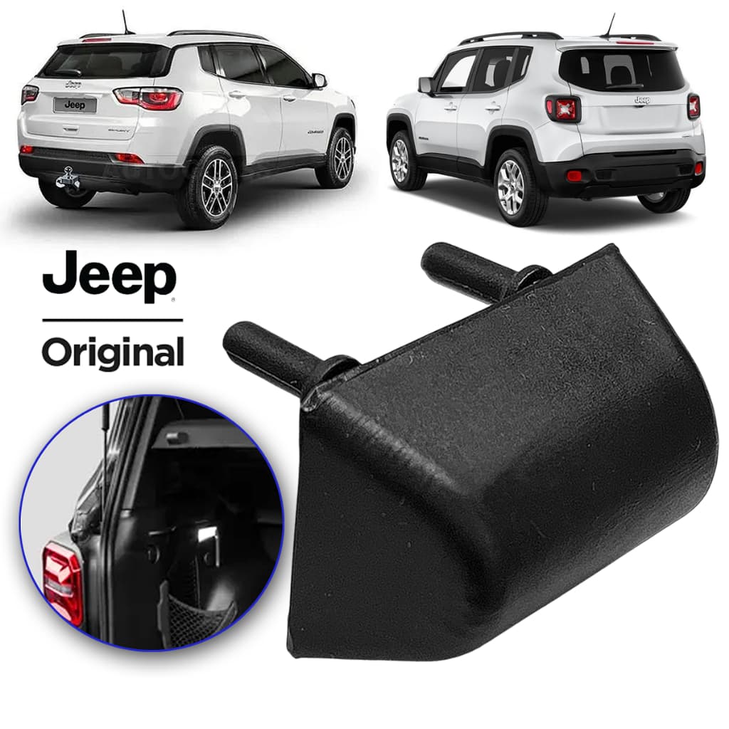 Batente Borracha Jeep Renegade Compass Coxim Bagagito Traseiro Tampa Porta Malas Amortecimento Original