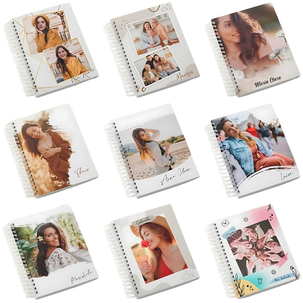 Agenda Personalizada Nome e Foto na capa 2027 Planner Caderno